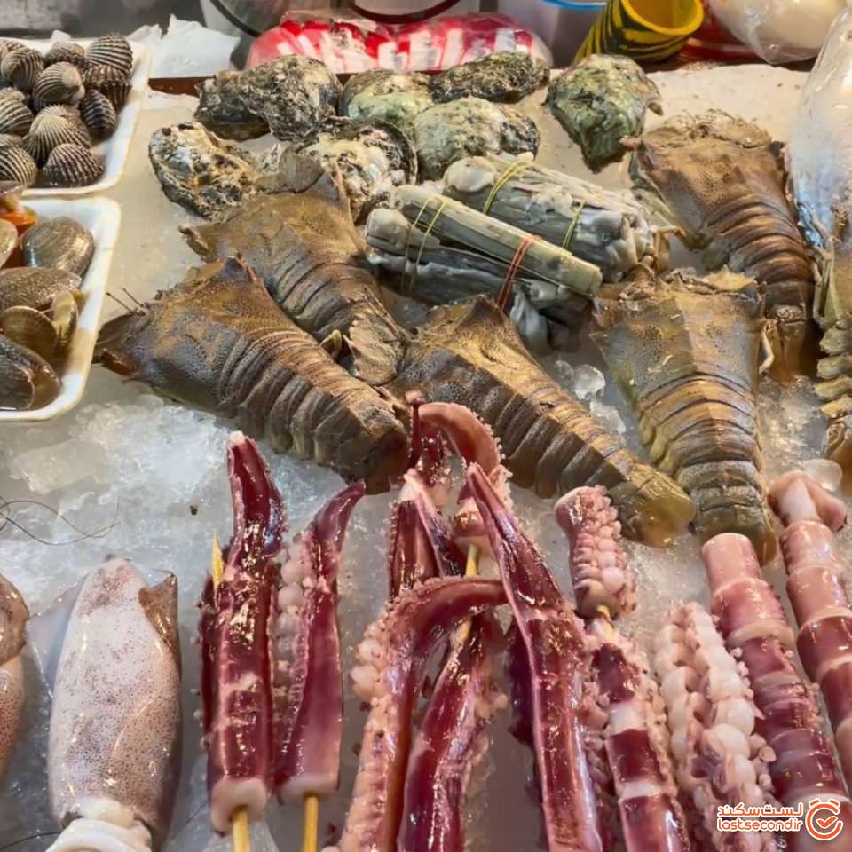 انواع غذاهای دریایی