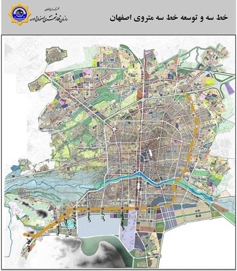 lastecond.ir-Isfahan-subway-map-Line3.jpg