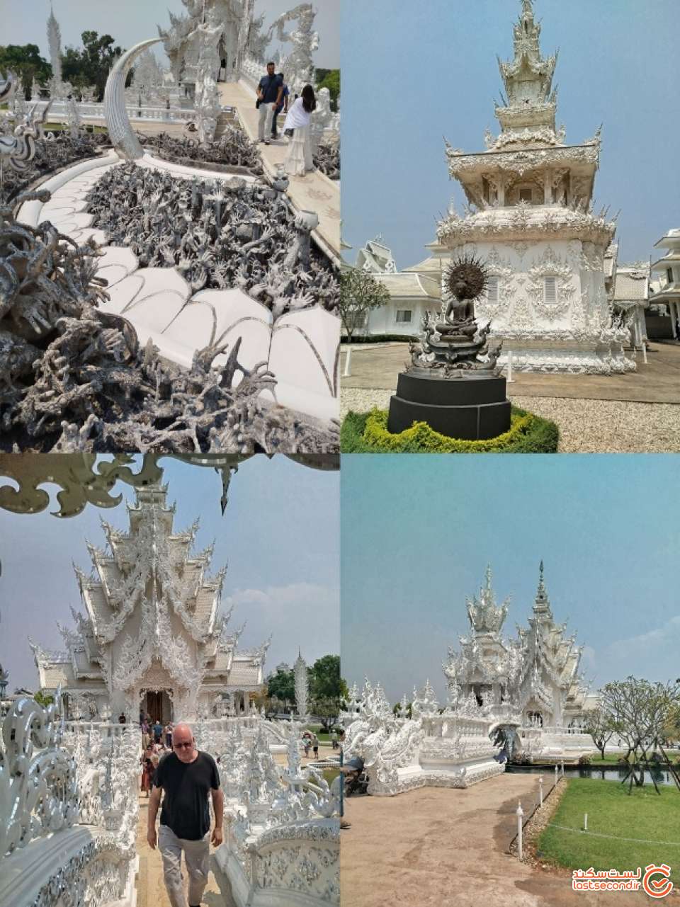 معبد مدرن و باشکوه Wat Rong Khun