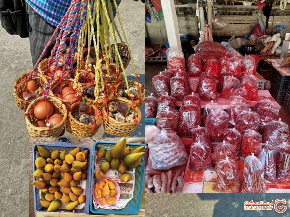 بازارچههای کنار چشمه آب گرم