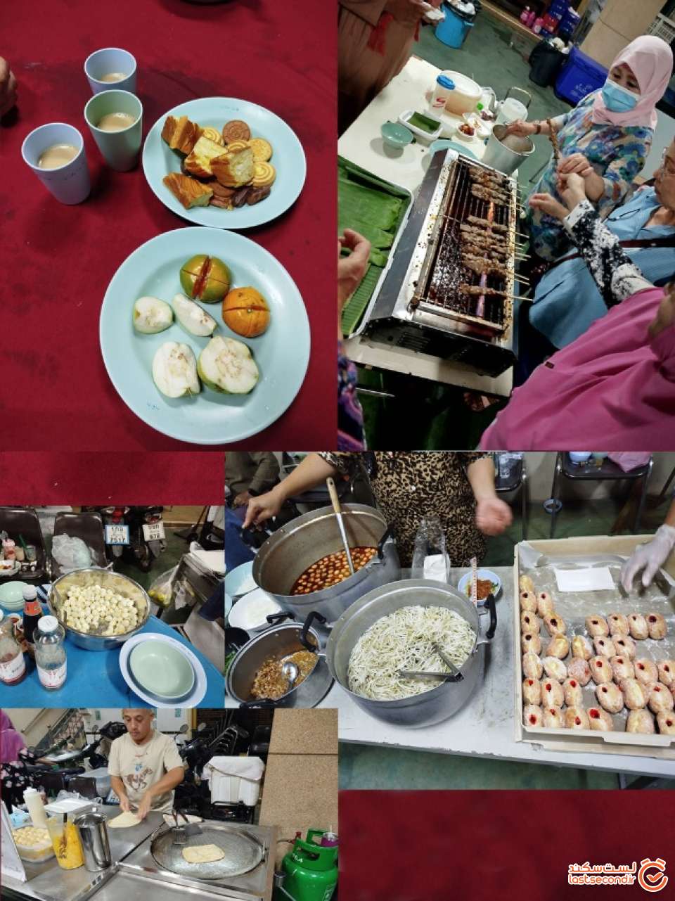 مراسم پذیرایی شب قدر در مسجد