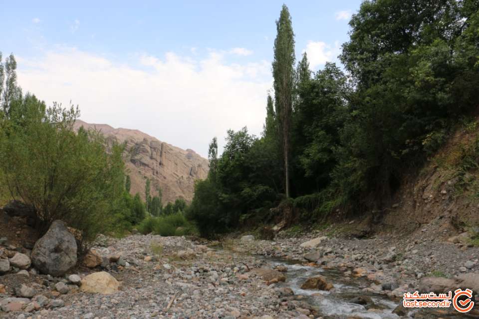 نمایی از رودخانه اندج رود