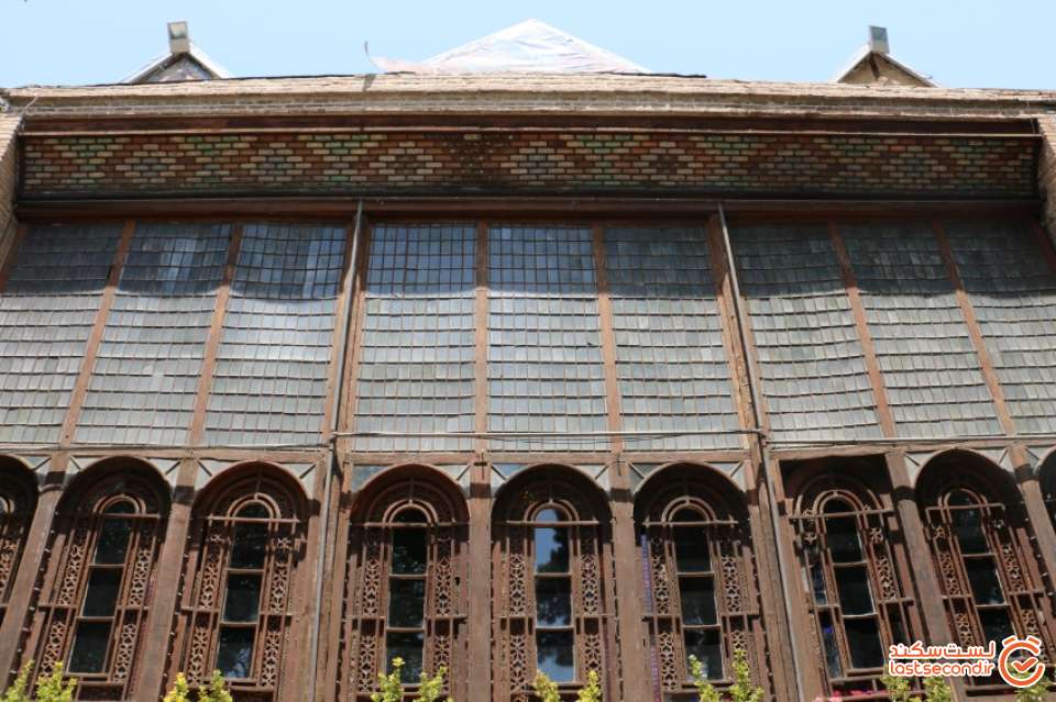 قسمتی از معماری ساختمان حسینیه امینی ها
