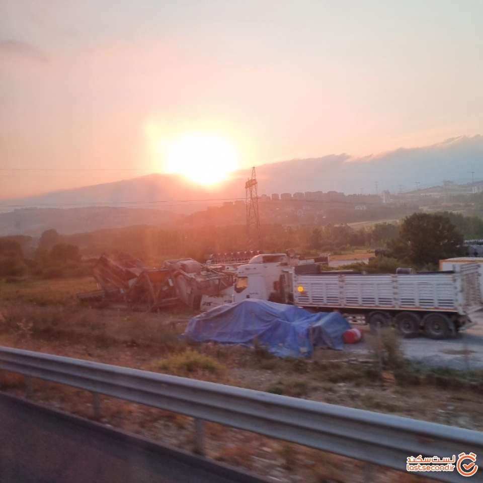غروب زیبای خورشید