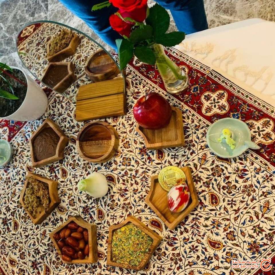 عکس سفره هفت سین در لابی هتل