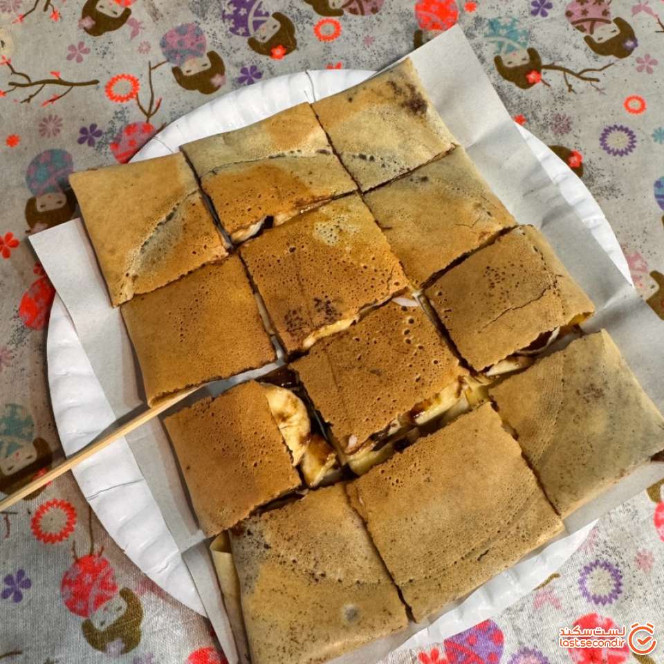 دسر موز و نوتلا