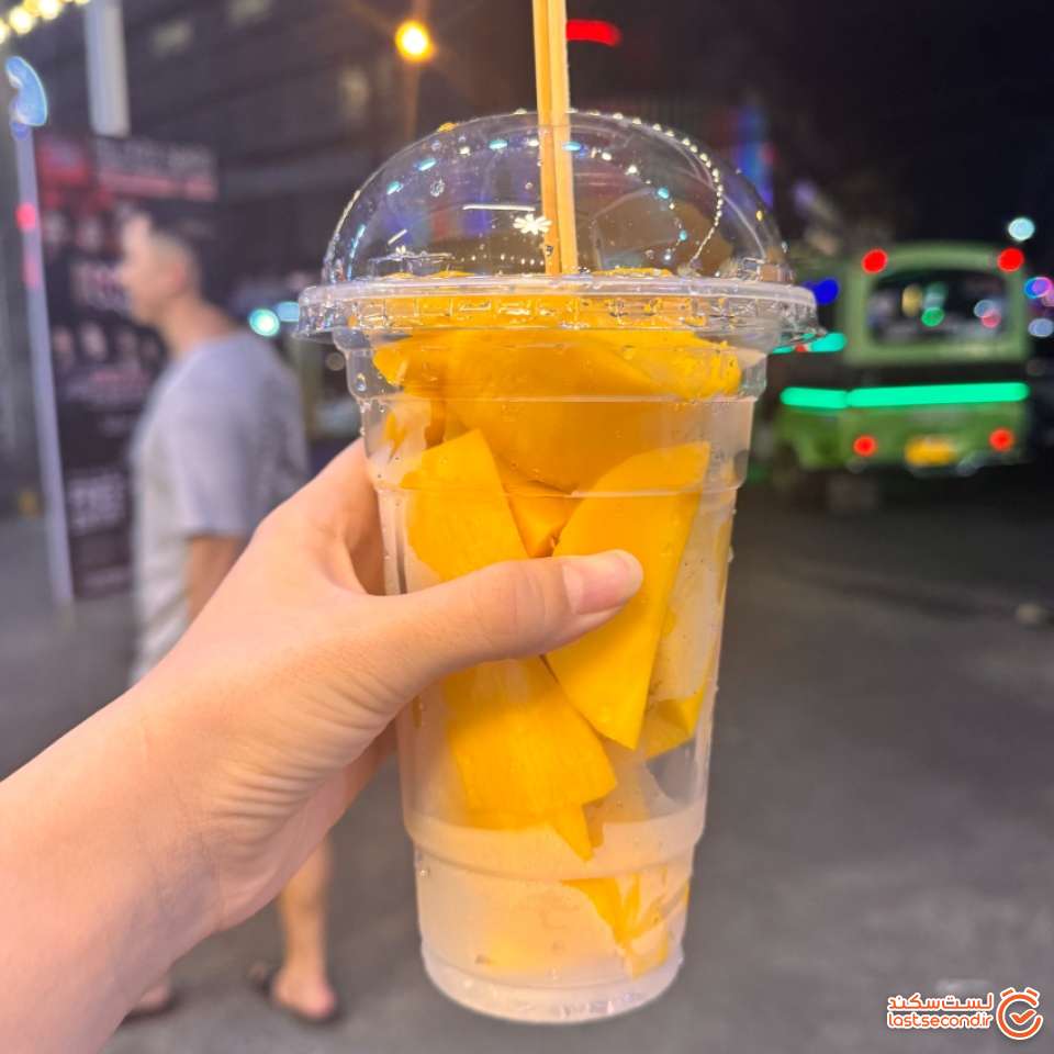 انبه خنک و خرد شده