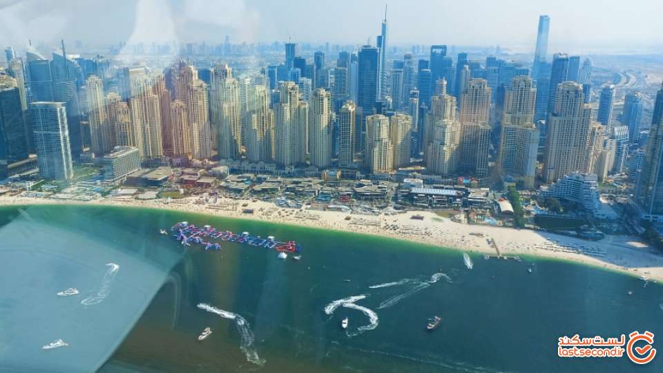 تصویر شماره 8 - نمای ساحل مارینا از بالای چرخ و فلک