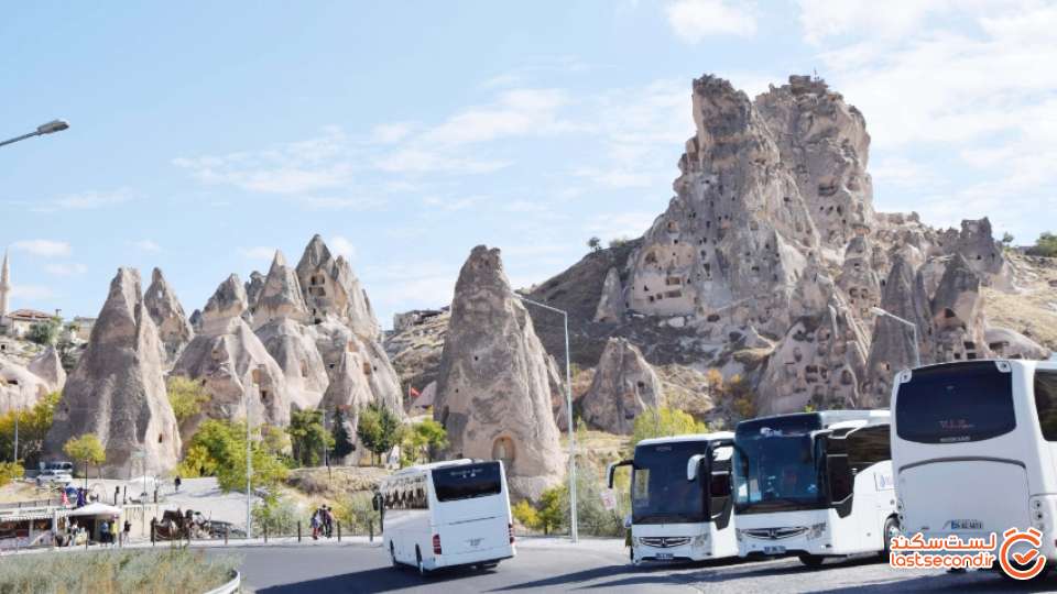 نمایی از محل ورود به روستای کاپادوکیه