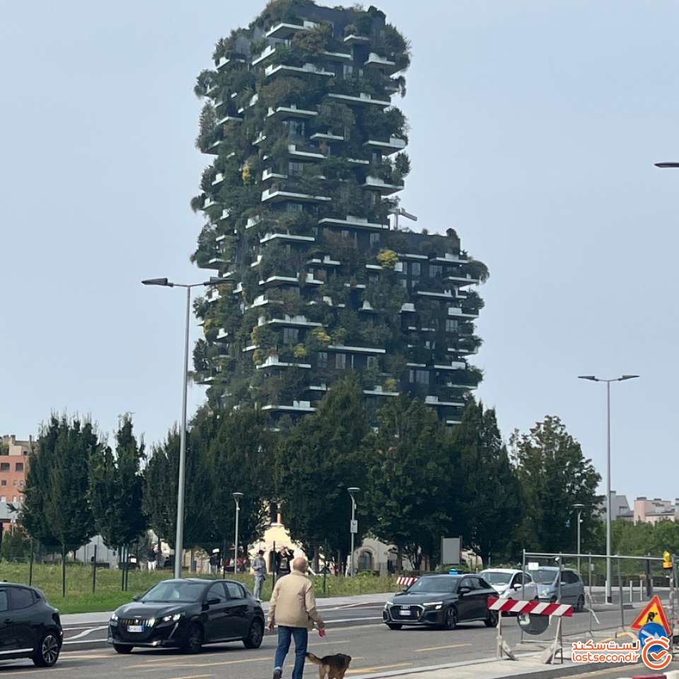 ساختمانی با معماری جذاب در میلان