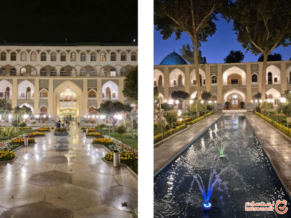 تصویر 22: حیاط با صفای هتل