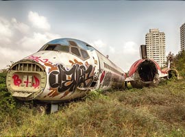 قبرستان هواپیماها، جاذبه ای مخفی در تایلند