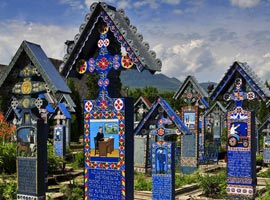 قبرستان رنگی، جاذبه گردشگری رومانی + تصاویر