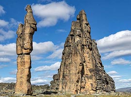 شهر گرانیت ، اشکال سنگی تازه کشف شده در سیبری
