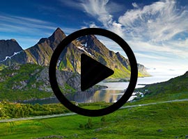 ویدئو : طبیعت نروژ ، رویایی و بی نظیر