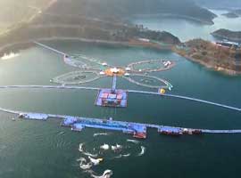 طولانی ترین مسیر شناور روی آب در چین افتتاح شد