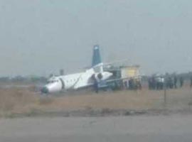 تصاویری از حادثه خروج هواپیما از باند فرودگاه هاشمی نژاد مشهد