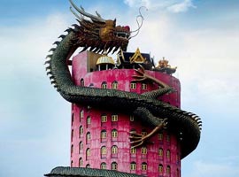 تصاویری از معبد اژدها در تایلند