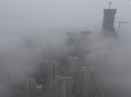آلودگی هوای بی سابقه در چین+ تصاویر