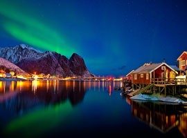تصاویر جذاب و دیدنی از روستایی رویایی در نروژ ‏ 