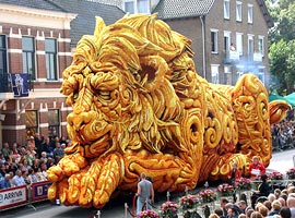 ‏بزرگترین رژه گل جهان در هلند برگزار شد 