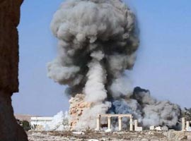 تصاویری از شهر باستانی پالمیرا، قبل و بعد از هجوم داعش 