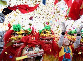 تصاویری دیدنی از جشن های سال نوی چینی