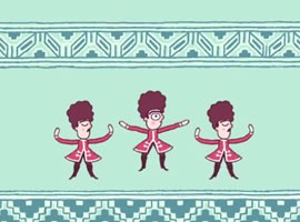 انیمیشنی زیبا از پیشواز نوروز با موسیقی نواحی مختلف ایران