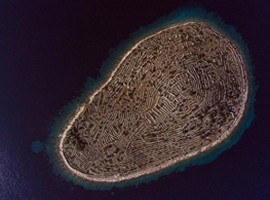 جزیره ای شبیه به اثر انگشت