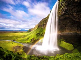 بزرگترین آبشار ایسلند + تصاویر